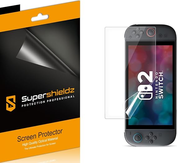 Supershieldz (3 Pack) Anti-Glare (Matte) Screen Protector Designed for Nintendo Switch 2 (2025)