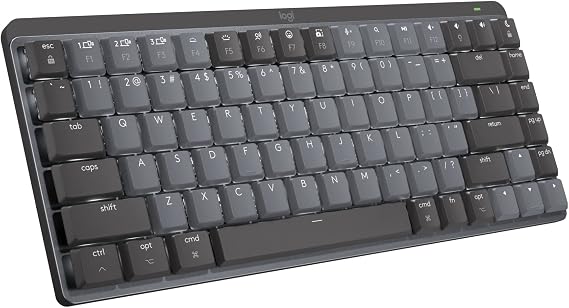 Logitech MX Mechanical Mini Mac Wireless Keyboard Low-Profile - Space Grey