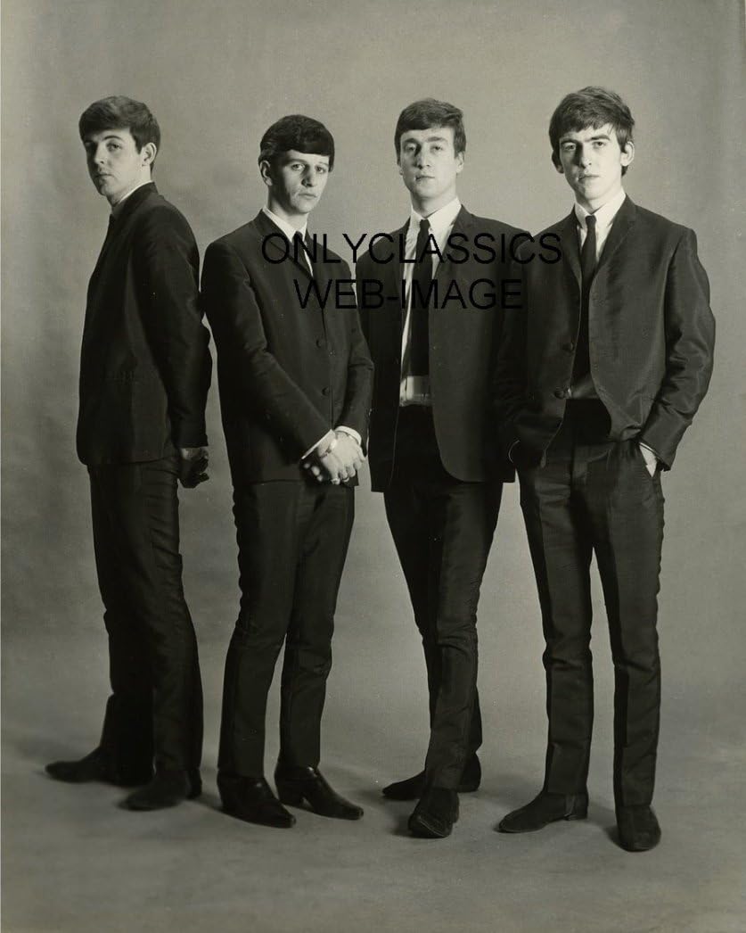 Schneider Electric 1964 BEATLES 8X10 PHOTO George Harrison, Paul McCartney, Ringo Starr John Lennon
