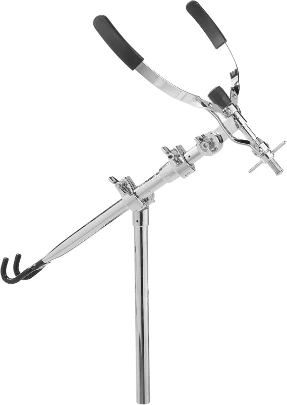Gibraltar Pro Djembe Stand Top Section and Mounting Arm, with Adjustable Percussion Mount for Standing Djembe Performance, Add-On Drum Mount for Expanded Setups (GDMNT)