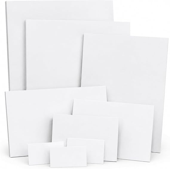 Reskid Heavyweight Index Cards on 80lb Cardstock 3x5, 200 Sheets