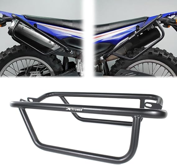 Xitomer Crash Bars Fit for XT250X All Years Crash bar Fit for XT250 2008-2024 Side Rack Guard Motorcycle Side Luggage Rack Guard Protector