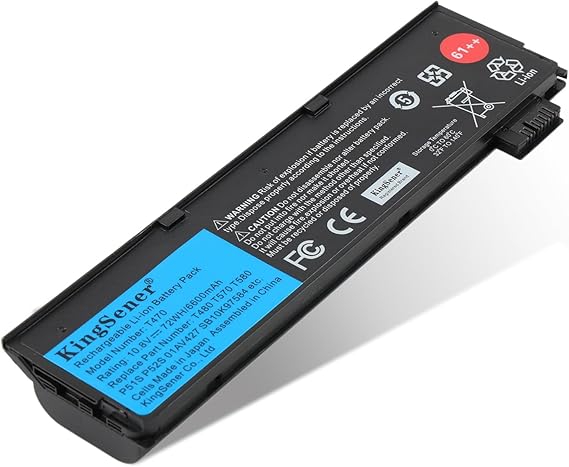 61++ 01AV427 72Wh Laptop Battery for T470 T480 11.52V
