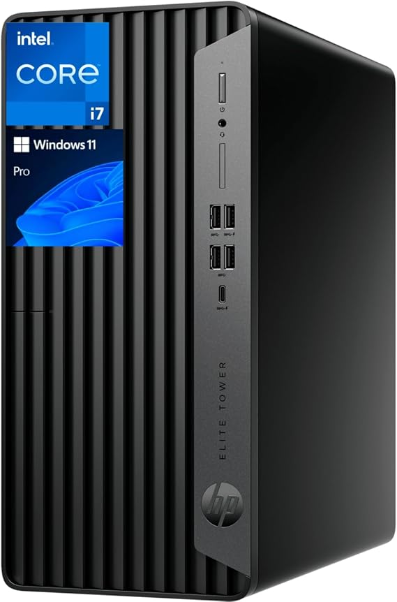 HP Elite 600 G9 Tower Business Desktop Computer, Intel 16-Core i7-13700 up to 5.2GHz vPro, 16GB DDR5 RAM, 256GB PCIe SSD, RJ-45, Wired Keyboard & Mouse, Windows 11 Pro