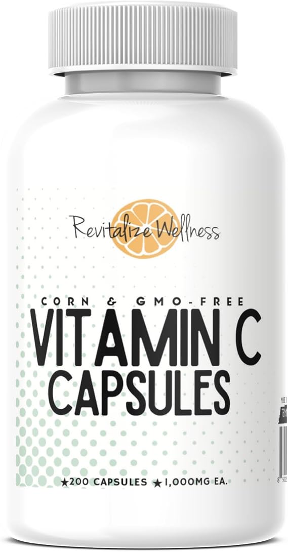 Vitamin C Capsules | 1000mg Vitamin C | 200 Capsules