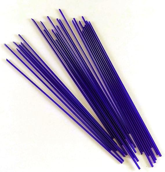 Cobalt Blue Opal COE 96 Stringer Sample - 4.375" Long Oceanside Glass Stringer, S-2306-96