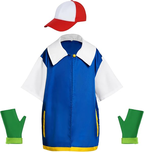 baotongle Adult Unisex Halloween Cosplay Costume Hoodie Jacket Gloves Hat Sets for Trainer Halloween Hoodie