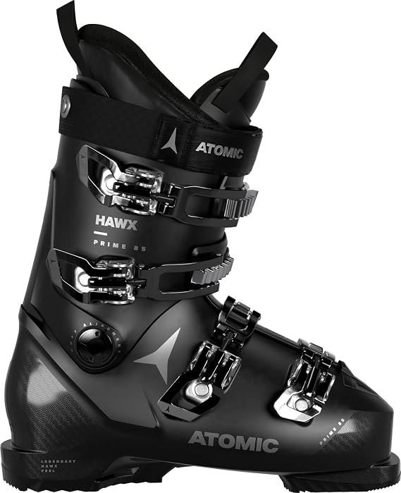ATOMIC Womens HAWX Prime 85 W Ski Boots, BlackSilver, 2222.5