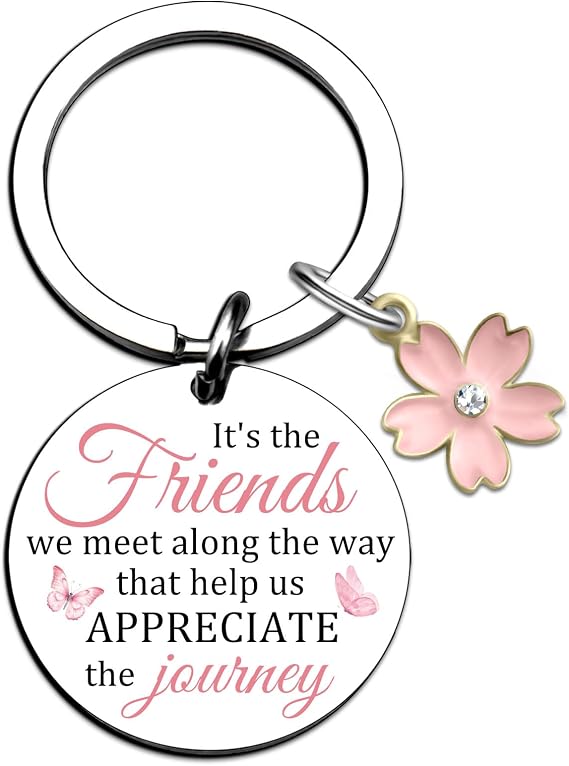 Best Friend Keychain Friendship Gifts for Women Bestie Gifts for Women