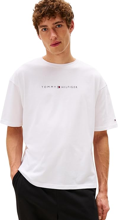 Tommy Hilfiger SS TEE CONT. LOGO Tişört Erkek