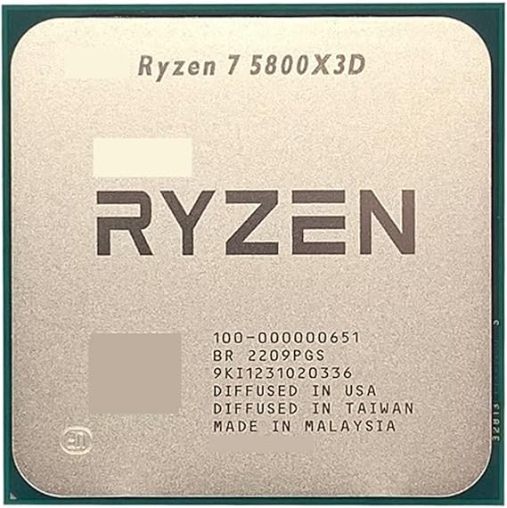 R 7 5800X3D R7 5800X3D 3.4 GHz 8-Core 16-Thread CPU Processor 7NM L3=96M 100-000000651 Socket AM4