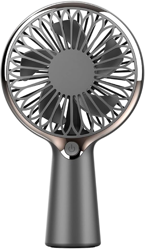 Holiday Mini Handheld Fan, USB Desk Fan Small Personal Portable Hand Fans with Rechargeable Battery Operated Cooling 3-6H Working Hours for Travel Office Outdoor