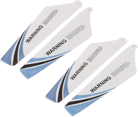 FIYA New Lon0167 2 Pairs Featured RC S107G Remote reliable efficacy Control Airplane Helicopter Propeller Vanes (2A+2B) Blue(id:e64 70 8c 6b9)