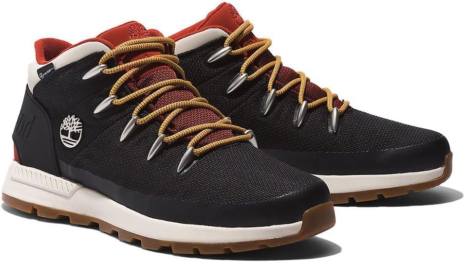 Timberland Mid Lace Up Waterproof Sneaker Mens Outdoor Boat TB0A61QG0151 Black