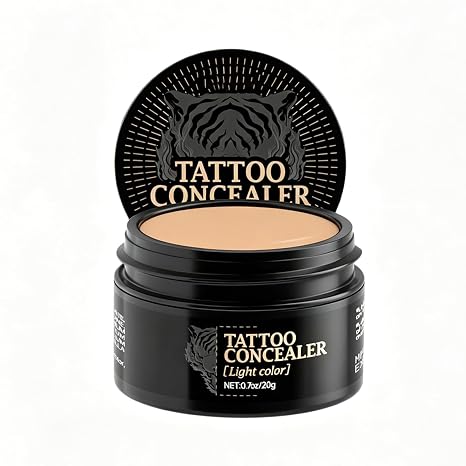 Tattoo Make Up Cover Waterproof - Bright Tattoo Cover Up - Tattoo Cover Waterproof for Face and Body - Tattoo Concealer with High Coverage Long-Lasting Smudge-proof