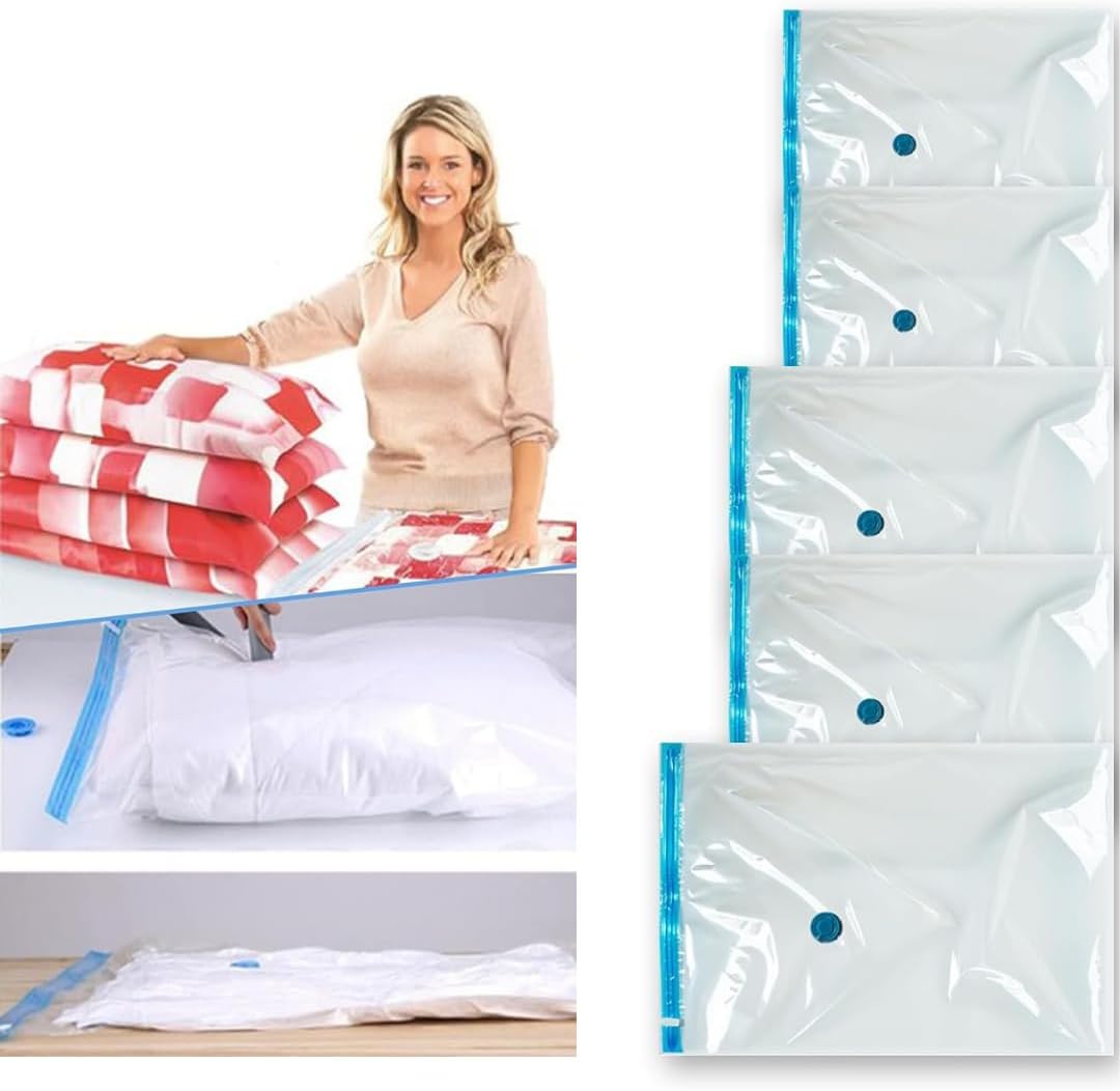 Jouis Vacuum Hurch Bag Sets, 5 Pieces Suitable for All Uses, 2 Pieces 50x70, 2 Pieces 55x90, 1 Piece 80x100