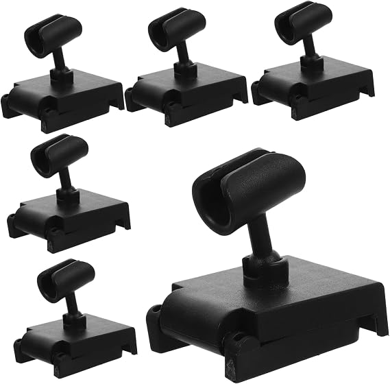 Hemoton 10pcs Multipurpose Microphone Holder Base Mini Table Mount Clamp for Desktop Use Compatible Various Mini Microphone Models Smooth Non- Design for Events and Recording Stations