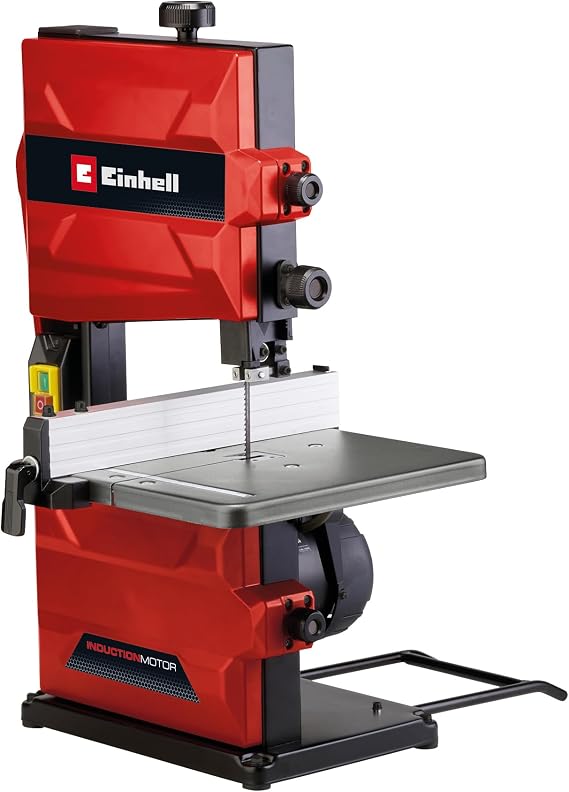 Einhell Electric Bandsaw 250W, 200mm Bench Saw, 45° Tiltable Work Table | Metal Table, Mitre Cuts, Portable Band Saw for Woodworking, Crafting and DIY, Parallel Stop, Dust Extraction TC-SB 200/1