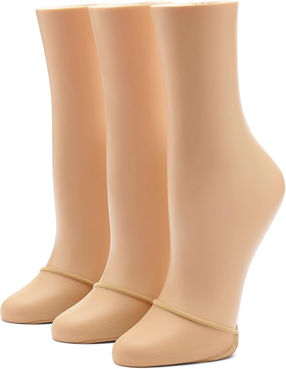 HUE Women's 3-Pack Toe Cover