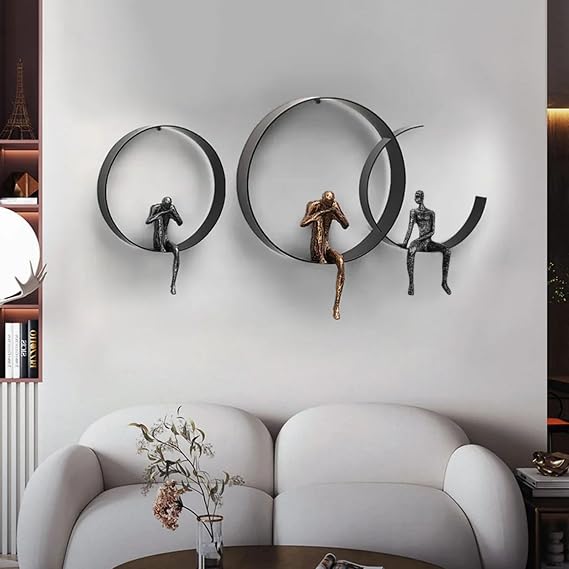BULUXE 19.7" 3D Wall Decor Creative Thinker