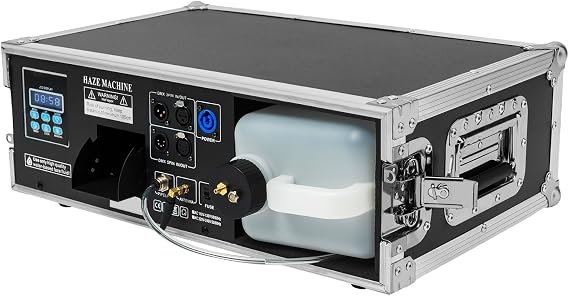 1500W Fog Machine, 3L Stage Pro Haze Machine Mini Smoke Stage Effect Hazer with Wireless Remote Control and Power Cable for Theatres, Halloween, Weddings, Parties