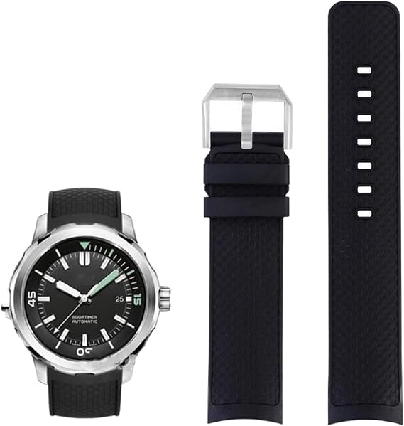 Suitable for IWC watch Aquatimer Family series IW376805 Cousto IW329001 quick release rubber strap 22mm accessories for men