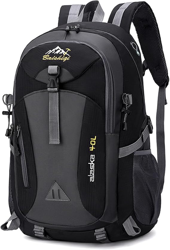 Wanderrucksack 40L Herren Damen Trekkingrucksack Wasserdichter Rucksack Leicht Groß Reiserucksack Outdoorrucksack mit Reflexstreifen Für Wandern Radfahren Klettern Bergsteigen und Reisen Sport