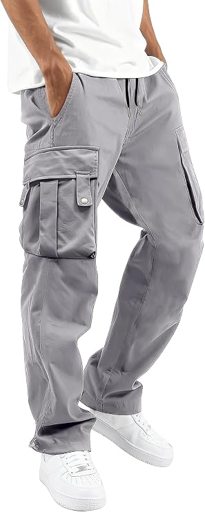 HOTake Men's Relaxed Fit Stretch Cargo Pants