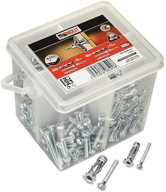 Molly M71020X-XJ Box of 100 Plugs Grey