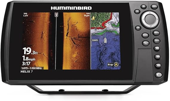 Humminbird Helix 7 G4N GPS Fish Finder with Transducer & MEGA Side Imaging