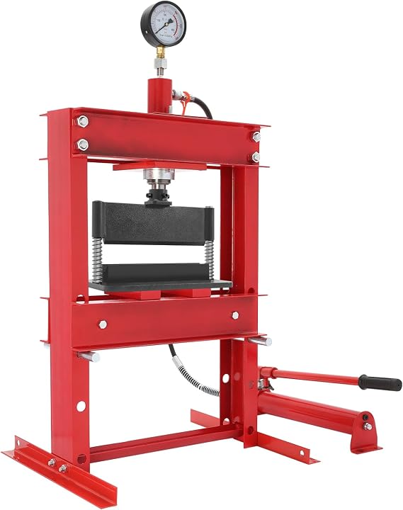 Press Brake Attachment, 12" Press Brakes Attachment/Press Bending Brake Metal Bending Machine Heavy-duty Hydraulic Press Accessories Kit Tool with 0-90 Adjustable for Standard Ton Hydraulic Shop