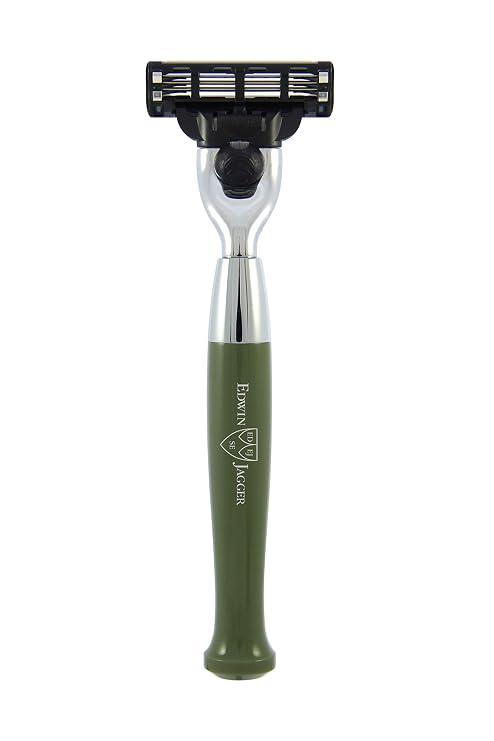 Edwin Jagger Diffusion Series Gillette Mach3 Chrome Plated Razor (Green)