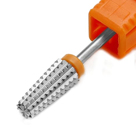 5 in 1 Nail Drill Bits Carbide Rotary Bit,3/32" Shank Nail Cutter,Left and Right Handed Use Milling Cutter Gel Remover Tools (2XC)