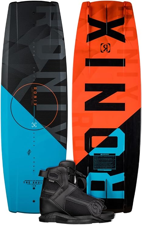 Ronix Vault Kid's Wakeboard, 125 cm w/ Divide Boots, 5-8.5