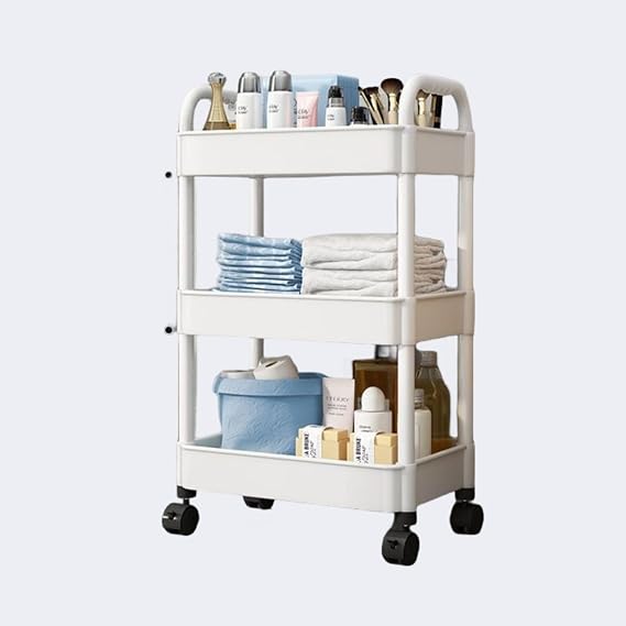 Kitchen Wagon, Slim, with Casters, Gap Storage, 11.8 inches 30 cm, Plastic Bottle Storage, Next to Refrigerator, Toilet, Storage, Accessories, Food, Condiment Storage Rack, Washroom, Kitchen, Gap