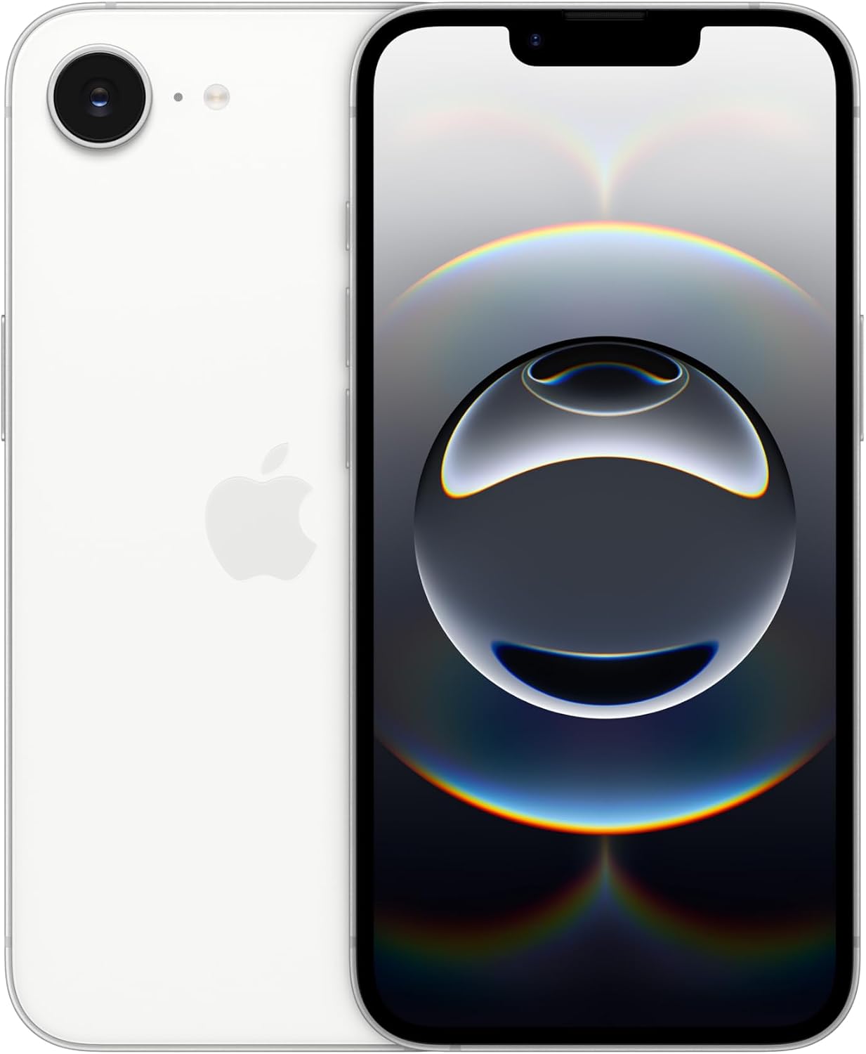 Apple iPhone 16e 256 GB: Designed for Apple Intelligence A18 Chip Gigantic Battery Life 48 MP Fusion Camera 6.1 Inch Super Retina XDR Display White