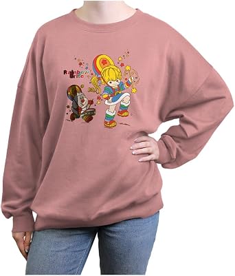 Rainbow Brite Women's Parade Pals Juniors' Oversized Pullover