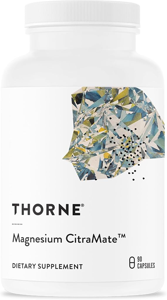 THORNE Magnesium CitraMate, Magnesium Citrate & Malate, 90 Capsules