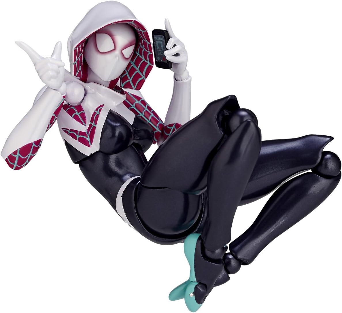 figure complex AMAZING YAMAGUCHI Spider-Gwen approx. 6.1in 155 mm ABS & PVC Pre-painted Action Figure Revoltech