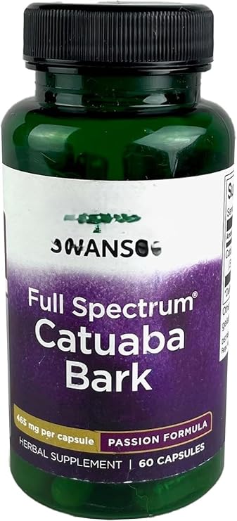 Catuaba Bark 465 mg � 60 Capsules � Supports Vitality & SexualHealth