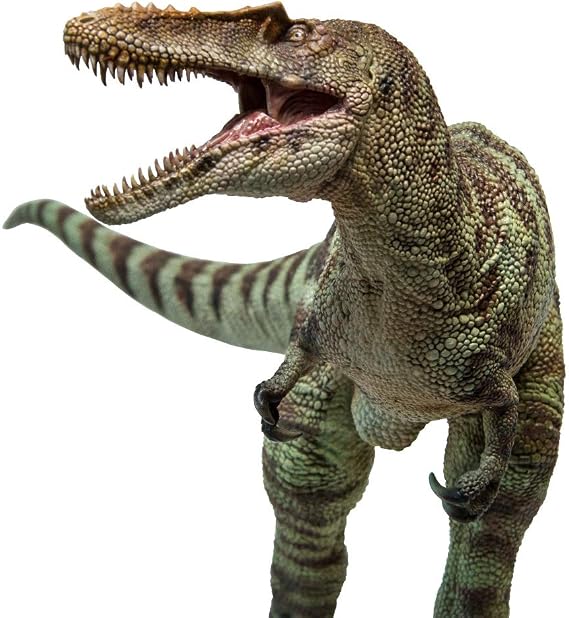 PNSO Prehistoric Dinosaur Model: 42 Arches of Kyanzosaurus | 9.4" Tyrannosaurus with Long Nose - Movable Jaws - 64 Page Manual - A3 Poster - Clear Stand - 9 Videos - Over 15