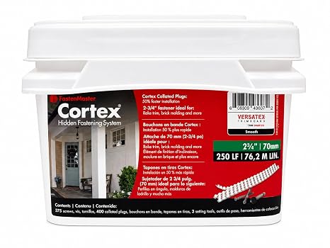 FASTENMASTER Cortex No. 20 x 2-3/4 in. L Torx Ttap Star Head Deck Screws and Plugs Kit 1 pk