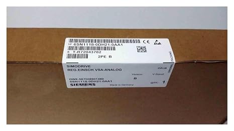 6SN1118-0DH21-0AA1 Closed-Loop Plug-in Control Performance Unit, 2 Axis 6SN1 118-0DH21-0AA1