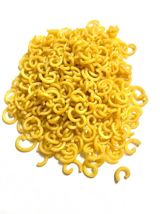 Elbow Spaghetti Pasta, Curved Macaroni Noodles, (1lb. Resealable Zip Lock Bag)