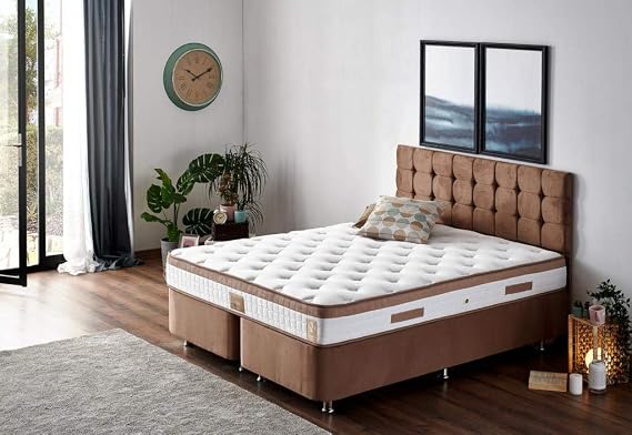 Niron Yatak Latte 140x190 Çift Kişilik Full Ortopedik Sert