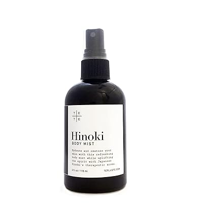 TE  TE Hinoki Body Mist with Pure Japanese Hinoki Essential Oil | Fine Mist Spray | 4 oz