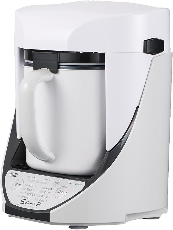 Yamamoto Electric Cook Master Shunsai Professional All-Purpose Cooker, Made in Japan, 8 Types of Automatic Cooking Menus, Stewing, Fermentation, Rice Porridge, Potage, Soy Milk, Hot Spring Eggs