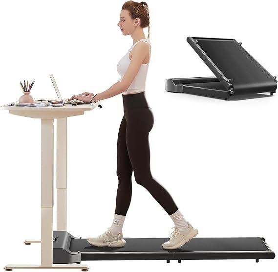 WalkingPad by KingSmith Z1 P1 A1 Pro Z3 H+ G1 Walking Pad Treadmill for Home Office Foldable (Depending on Model: Up to 136 kg Load Capacity 12 km/h; All Models: LED Display App No Assembly