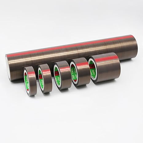 PTFE Teflon Tape 0.05mm Thick, 25/30/38/40mm Wide, 10m Long, High-Temp Adhesive Tape for Vacuum Sealer, Electrical Insulation(30mm)