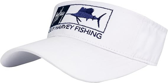 Guy Harvey Mens Embroidered Sail Performance Visor
